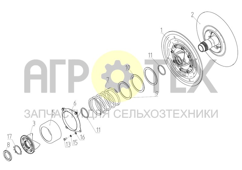 Вариатор барабана (РСМ-10.01.18.060Б) (№12 на схеме)